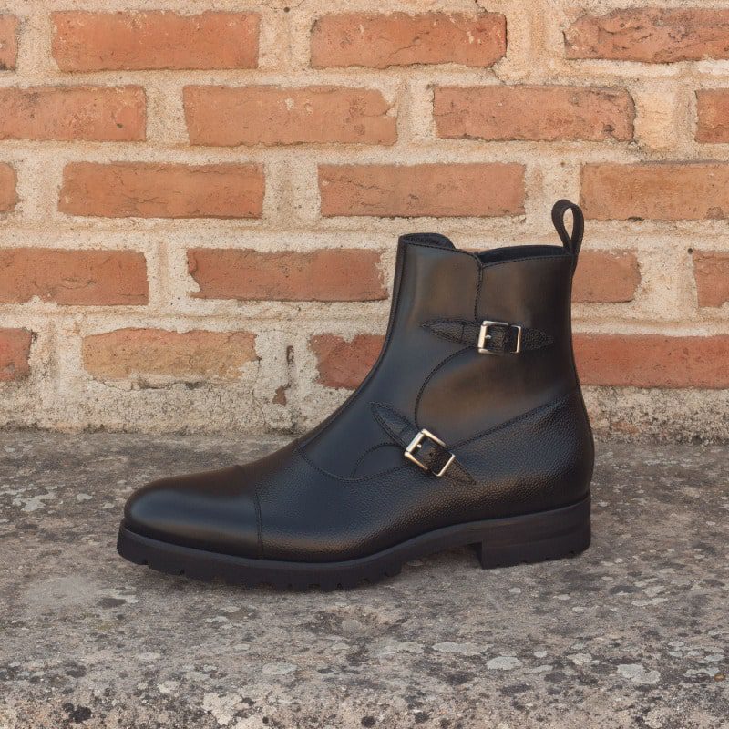 Vellano Black Thick Sole Octavian Boot