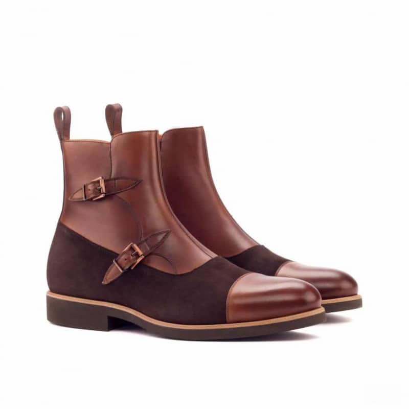 Vellano Wamp Suede Octavian Buckle Boot