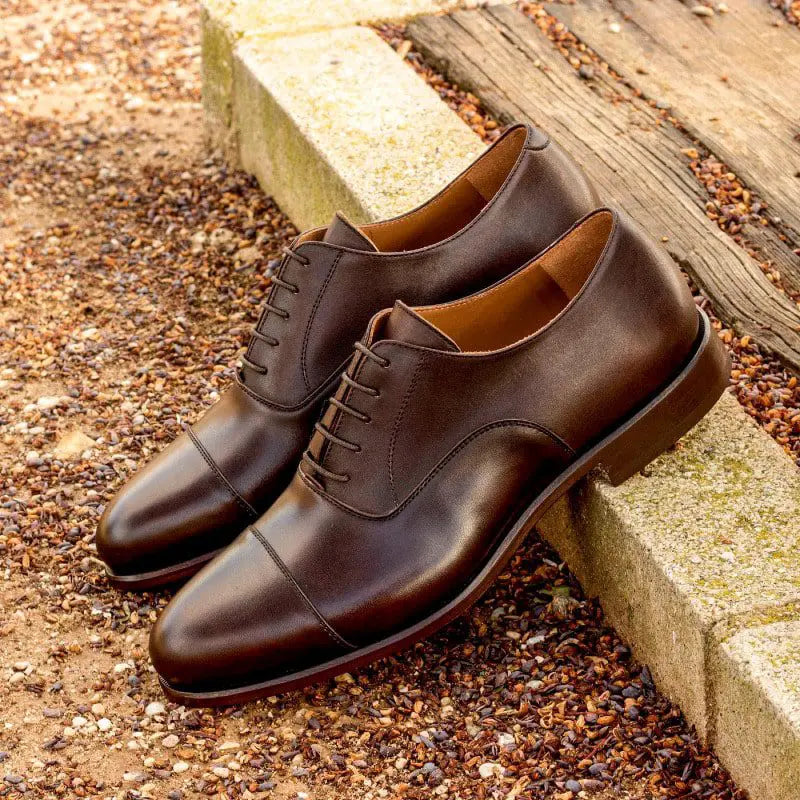 Vellano Dark Brown Belmont Oxford Shoes