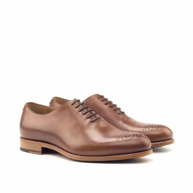 Vellano Kevin Tan Crust Leather Derby Shoe