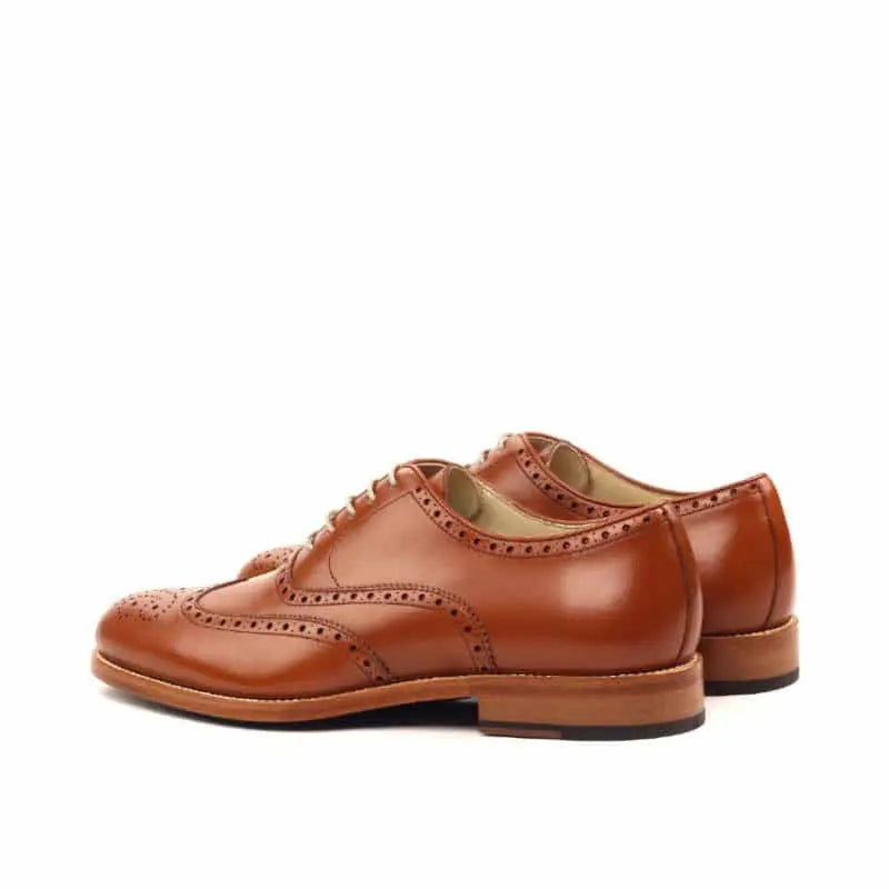 Vellano Stuart Full Brogue Dress Shoe – Tan