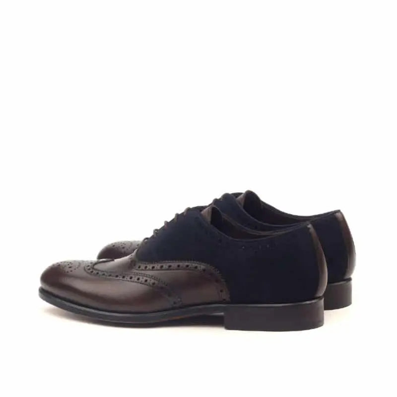 Vellano Brown Navy Wingtip Brogue Shoe