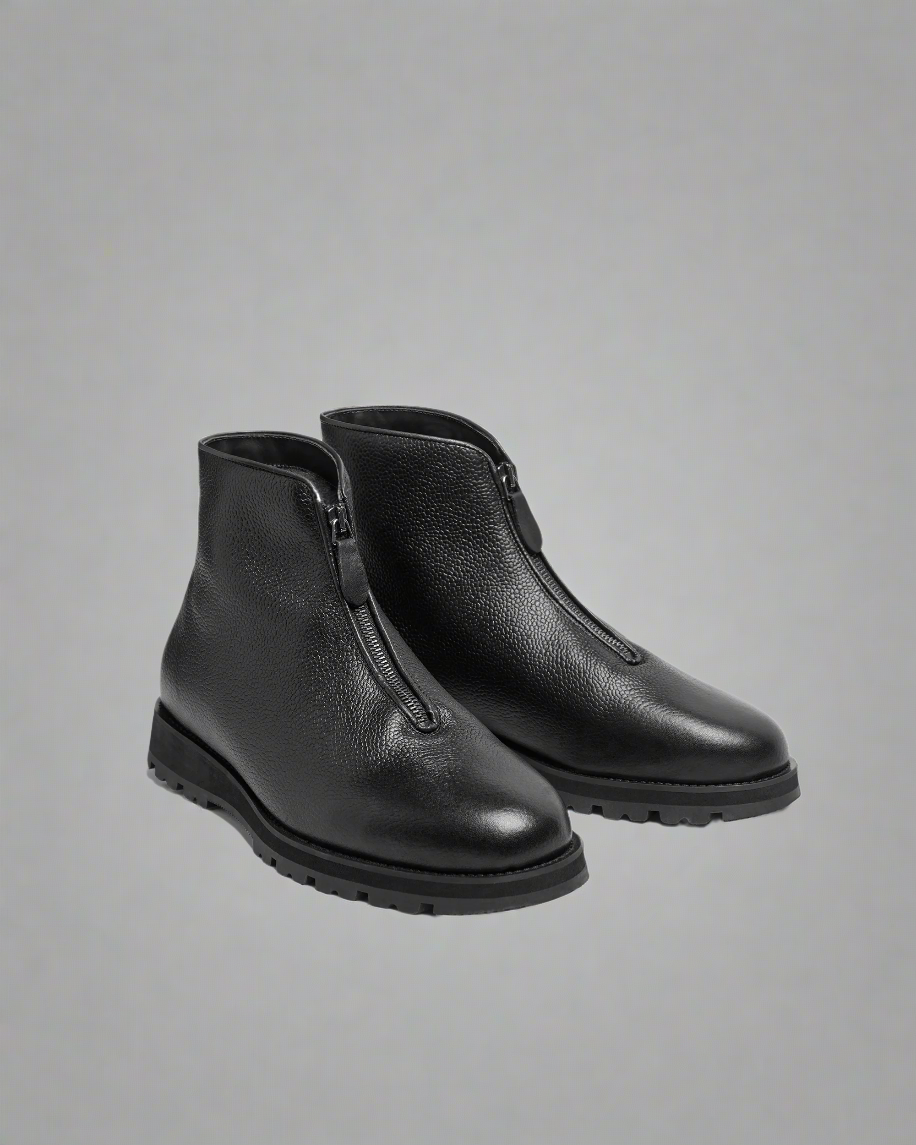 Vellano Funas Black Leather Boots