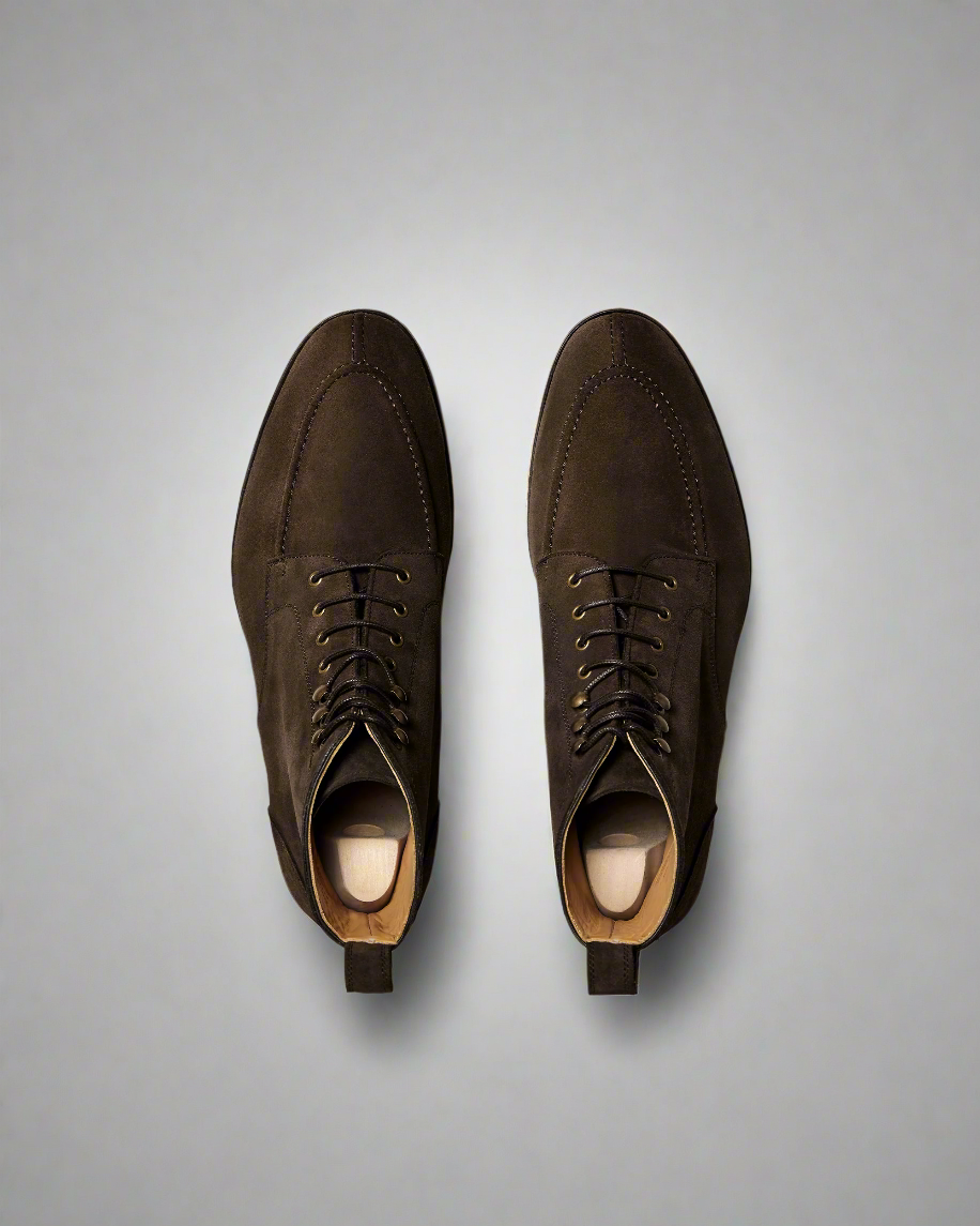 Vellano Gothem Dark Brown Suede Boots