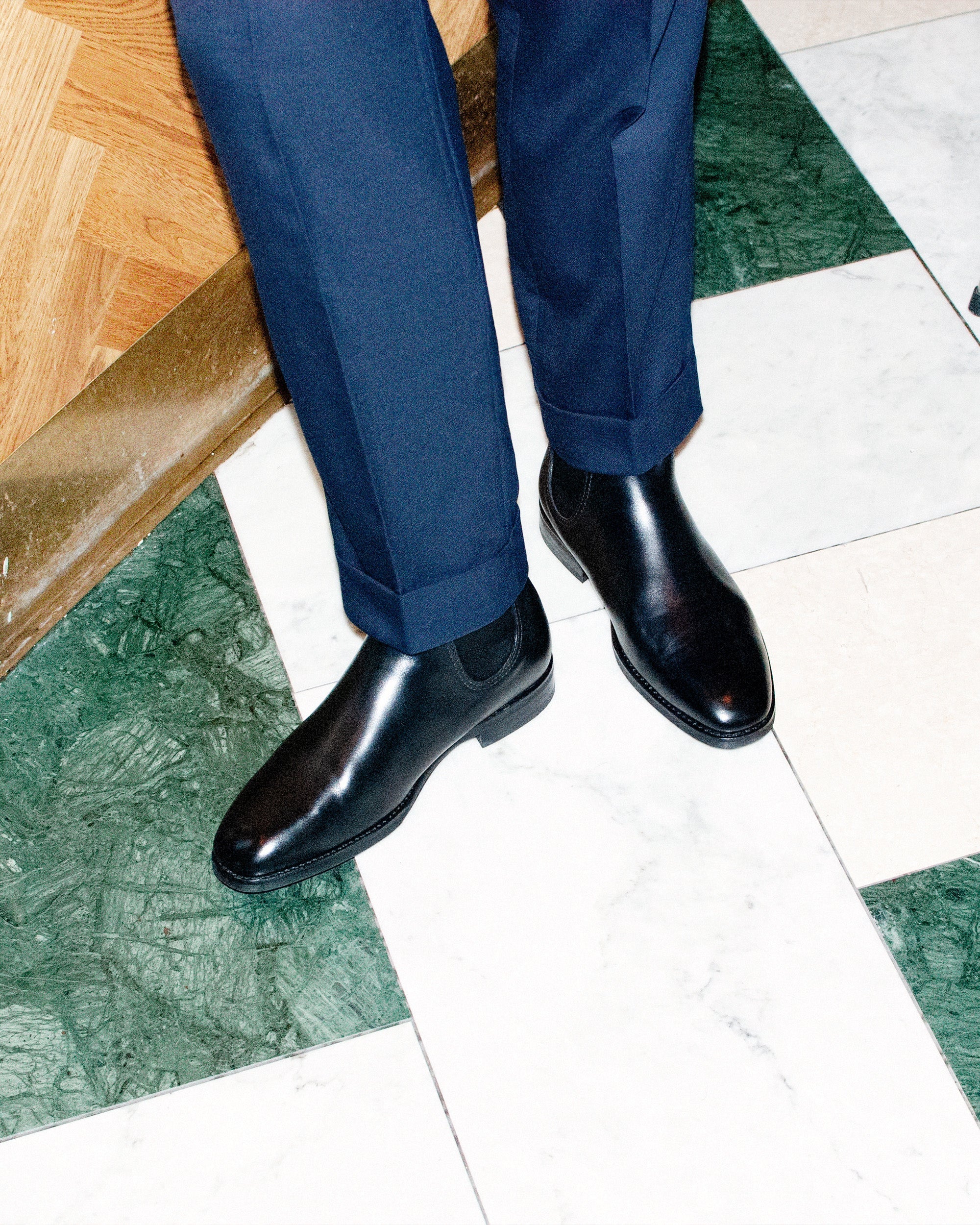 Vellano Granhult Black Leather Boots