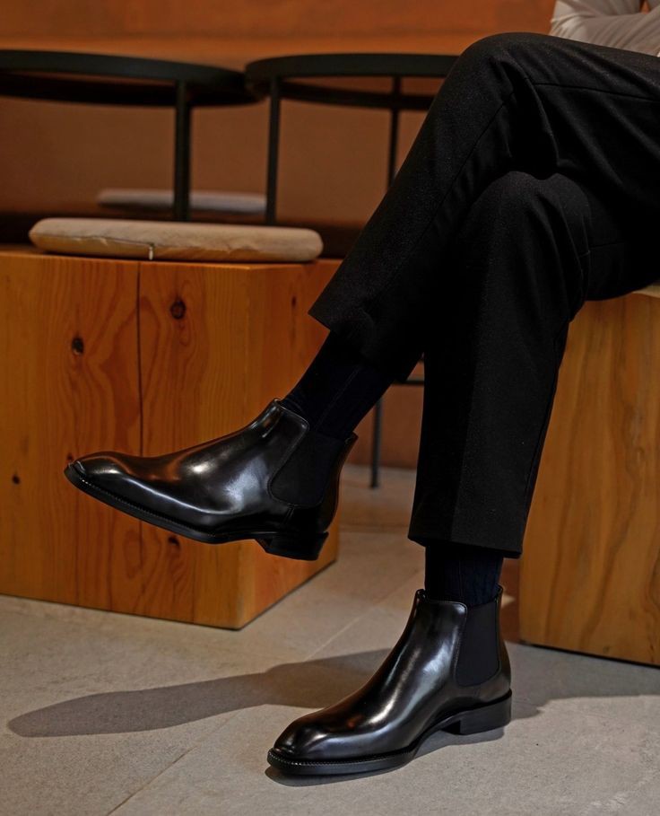 Vellano Valemont Rise Handcrafted Wholecut Chelsea Boots for Men’s Formal Wear
