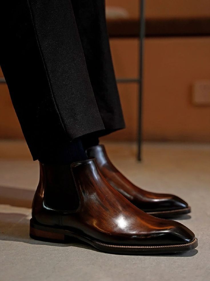 Vellano Valemont Rise Handcrafted Wholecut Chelsea Boots for Men’s Formal Wear