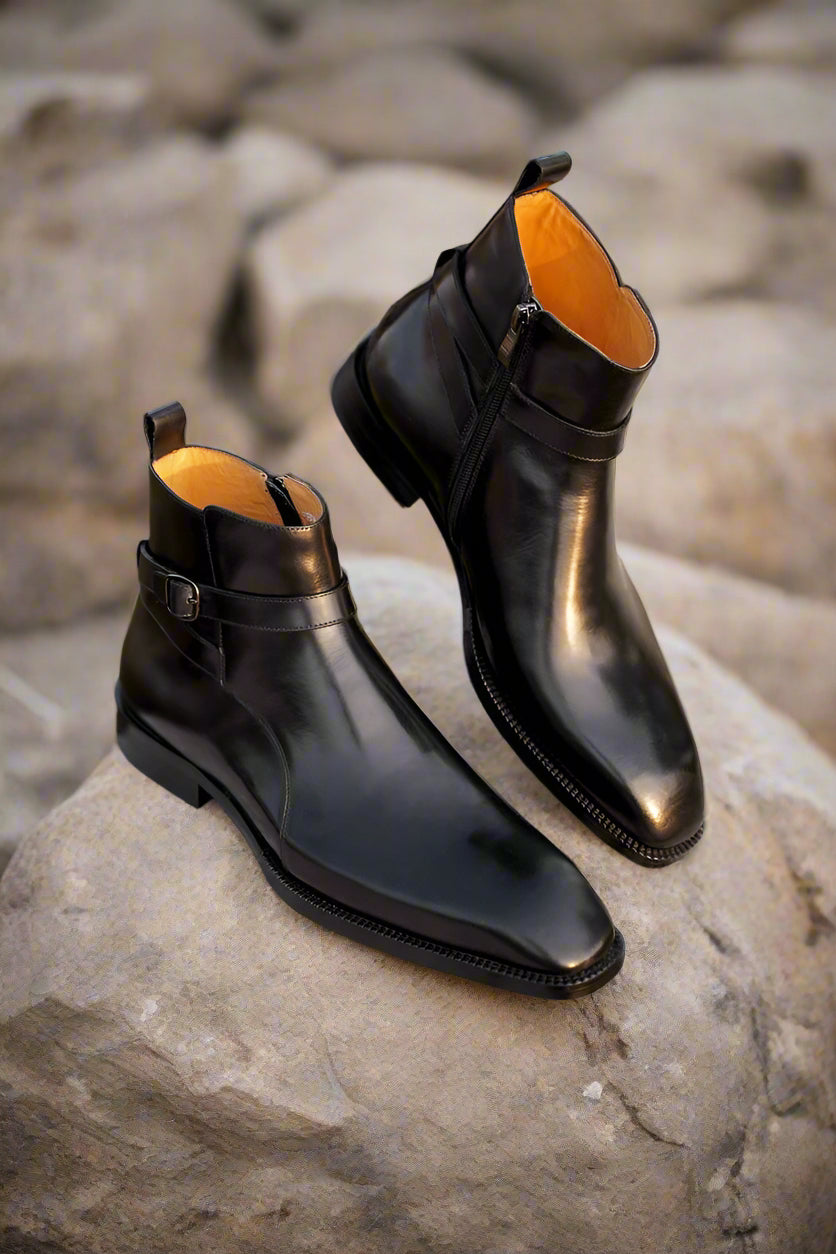 Vellano Briarwalk Comfort Leather Chelsea Boots for Men with Supportive Sole