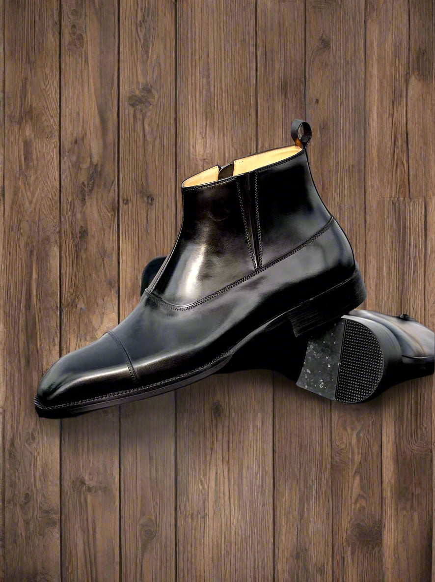 Vellano Stonevale Forge Men’s Mid Ankle Leather Boots for Lasting Style