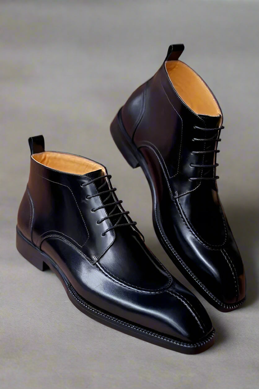 Vellano Wexford Elite Men’s Leather Dress Shoes with Refined Detailing