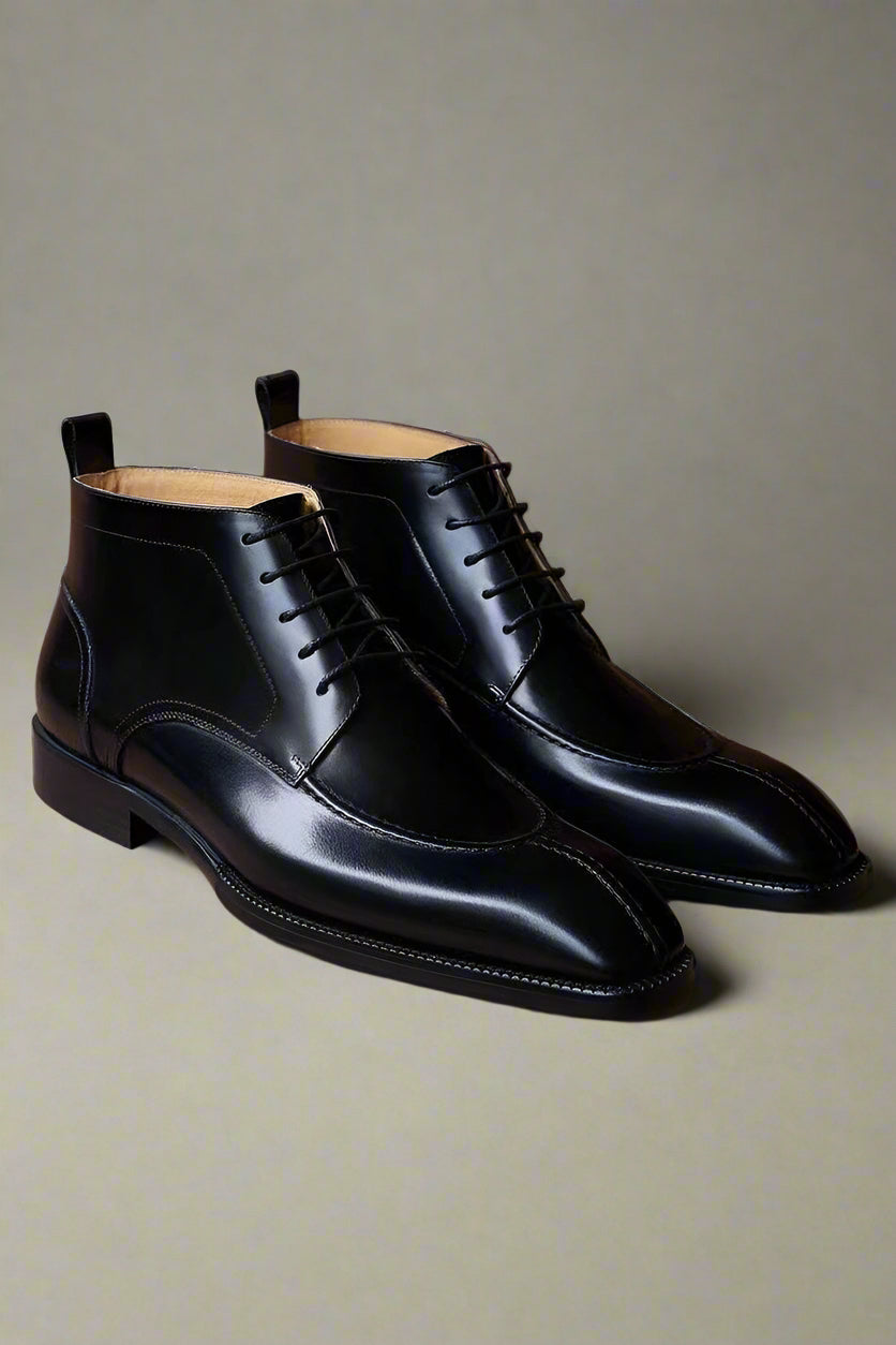 Vellano Wexford Elite Men’s Leather Dress Shoes with Refined Detailing