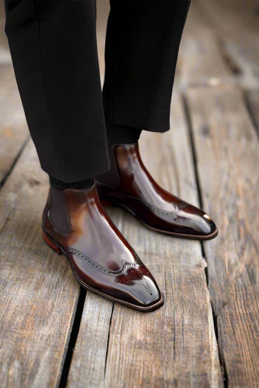 Vellano Ashmoor Core Handcrafted Leather Chelsea Boots for Everyday Wear
