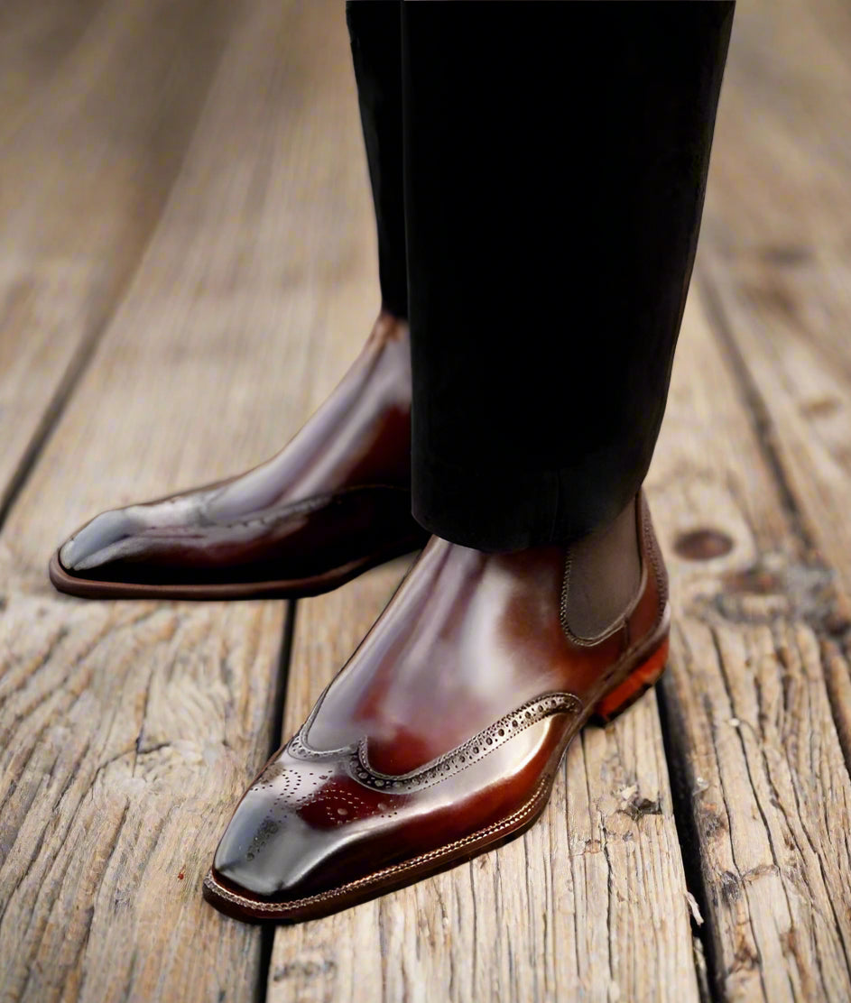 Vellano Ashmoor Core Handcrafted Leather Chelsea Boots for Everyday Wear