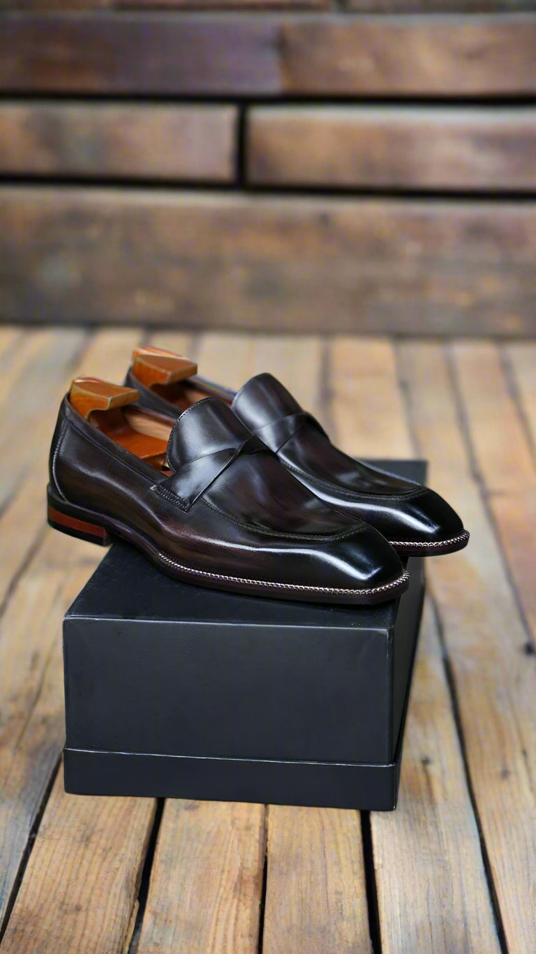 Vellano Langford Ease Penny Loafers for Men with Classic Slip On Style