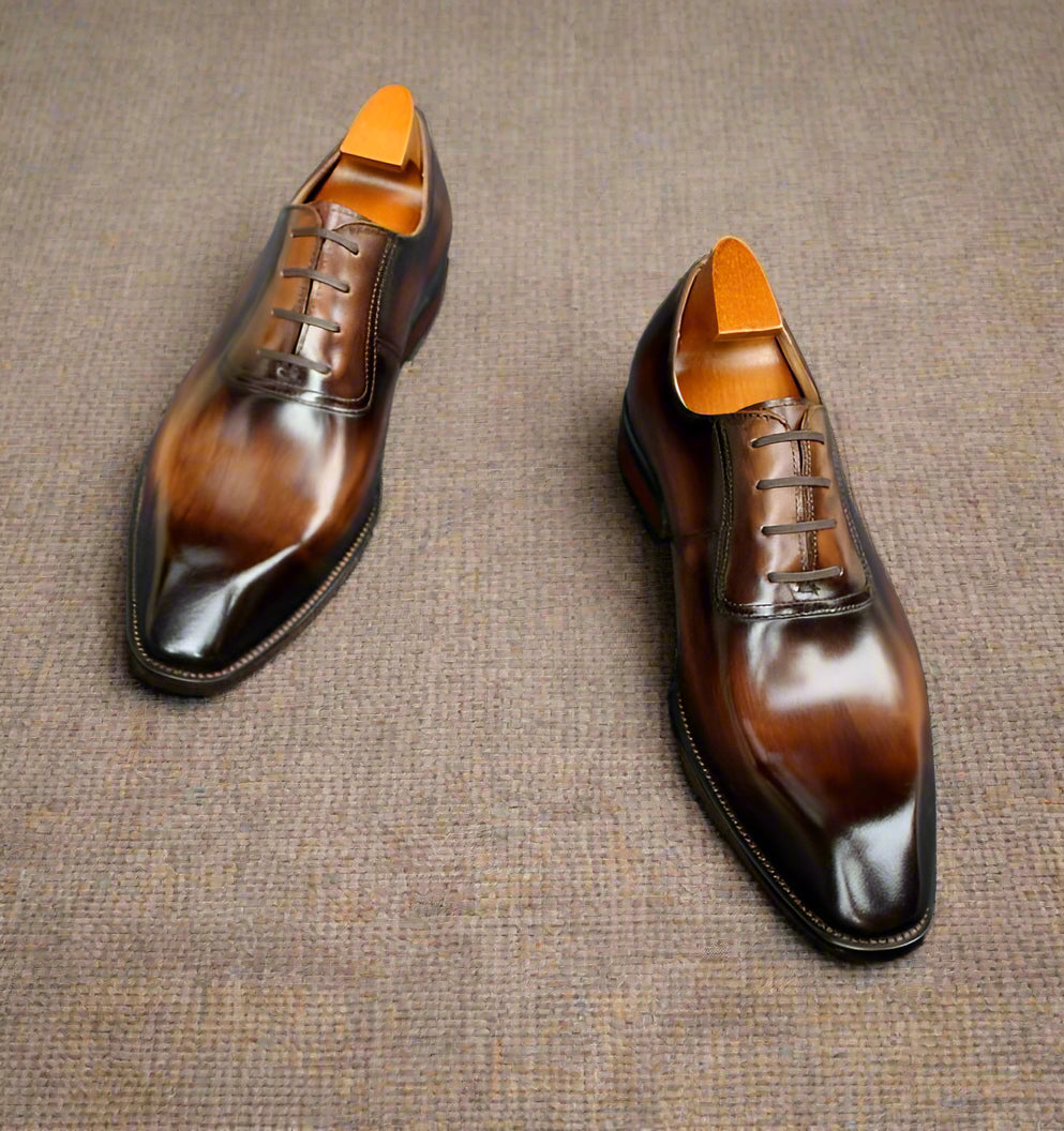 Vellano Elmridge Plain Oxford Lace Ups with Clean Formal Silhouette for Men