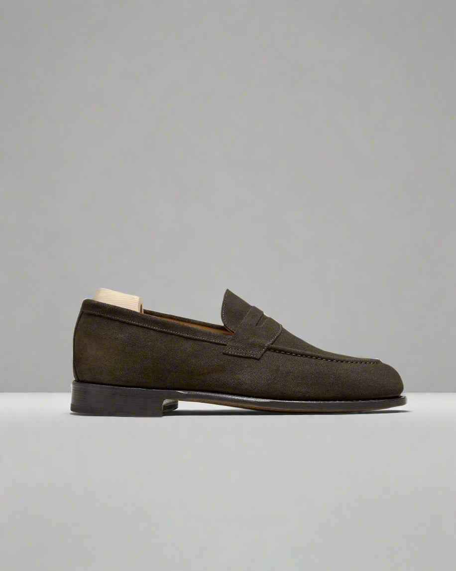 Vellano Lysekil Brown Suede Loafer