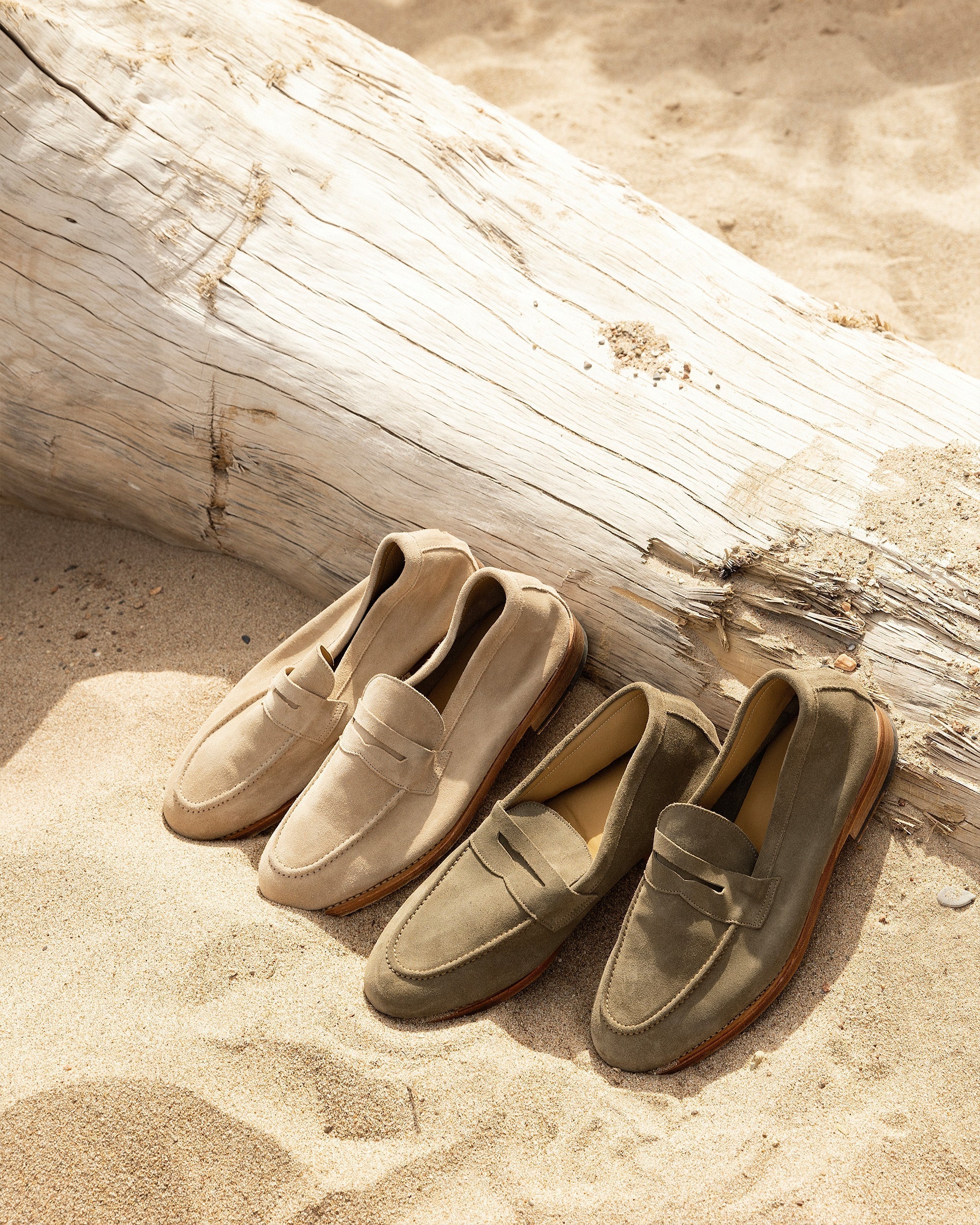 Vellano Lysekil Sand Suede Loafer