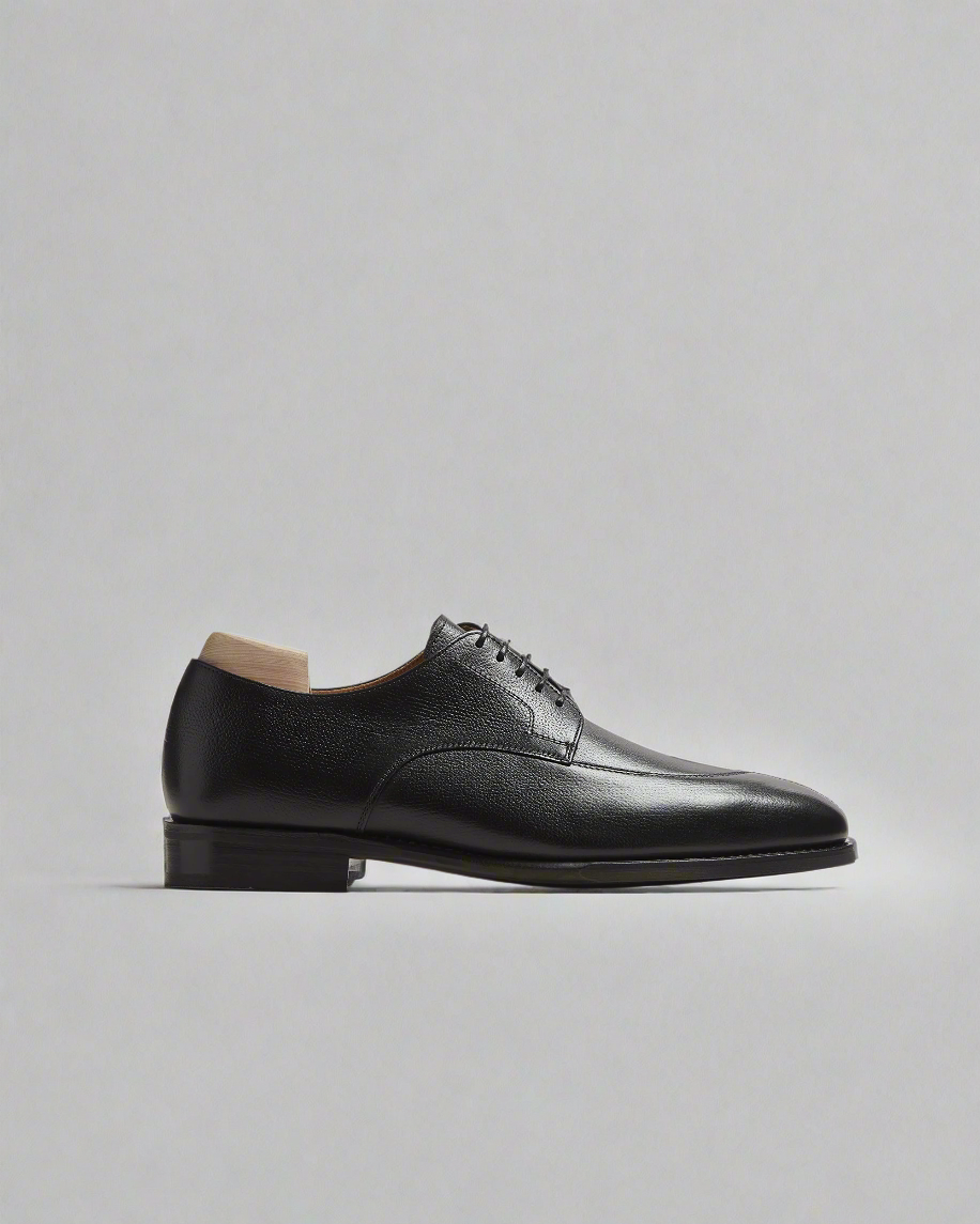 Vellano Norrmalm Black Hatch Leather Derby