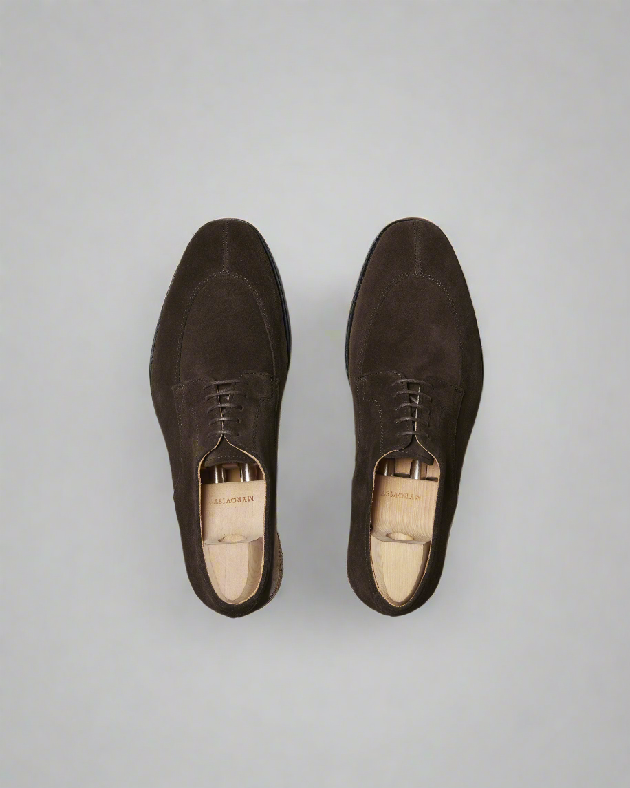 Vellano Norrmalm Brown Suede Derby