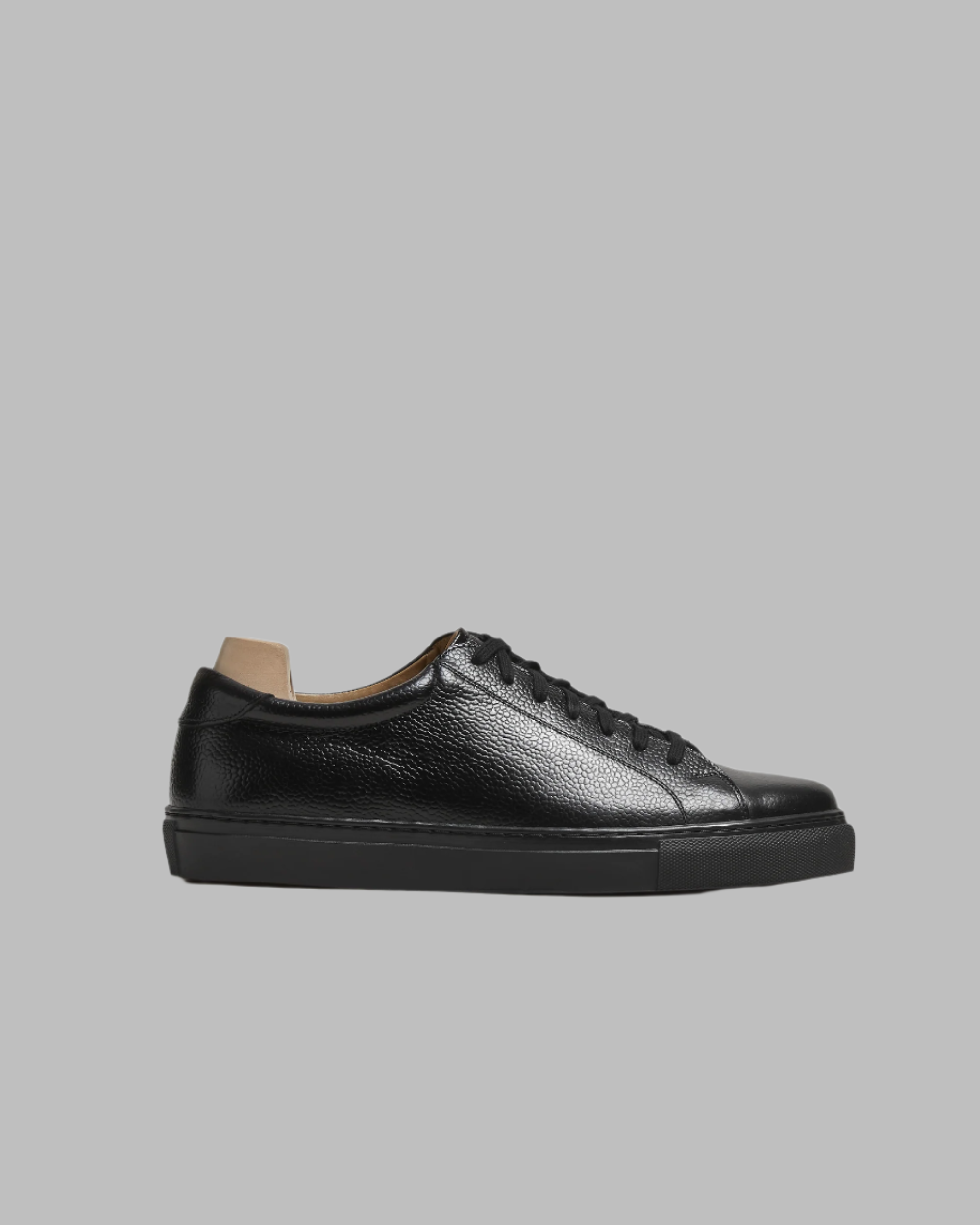 Vellano Oaxen Black Leather Sneaker