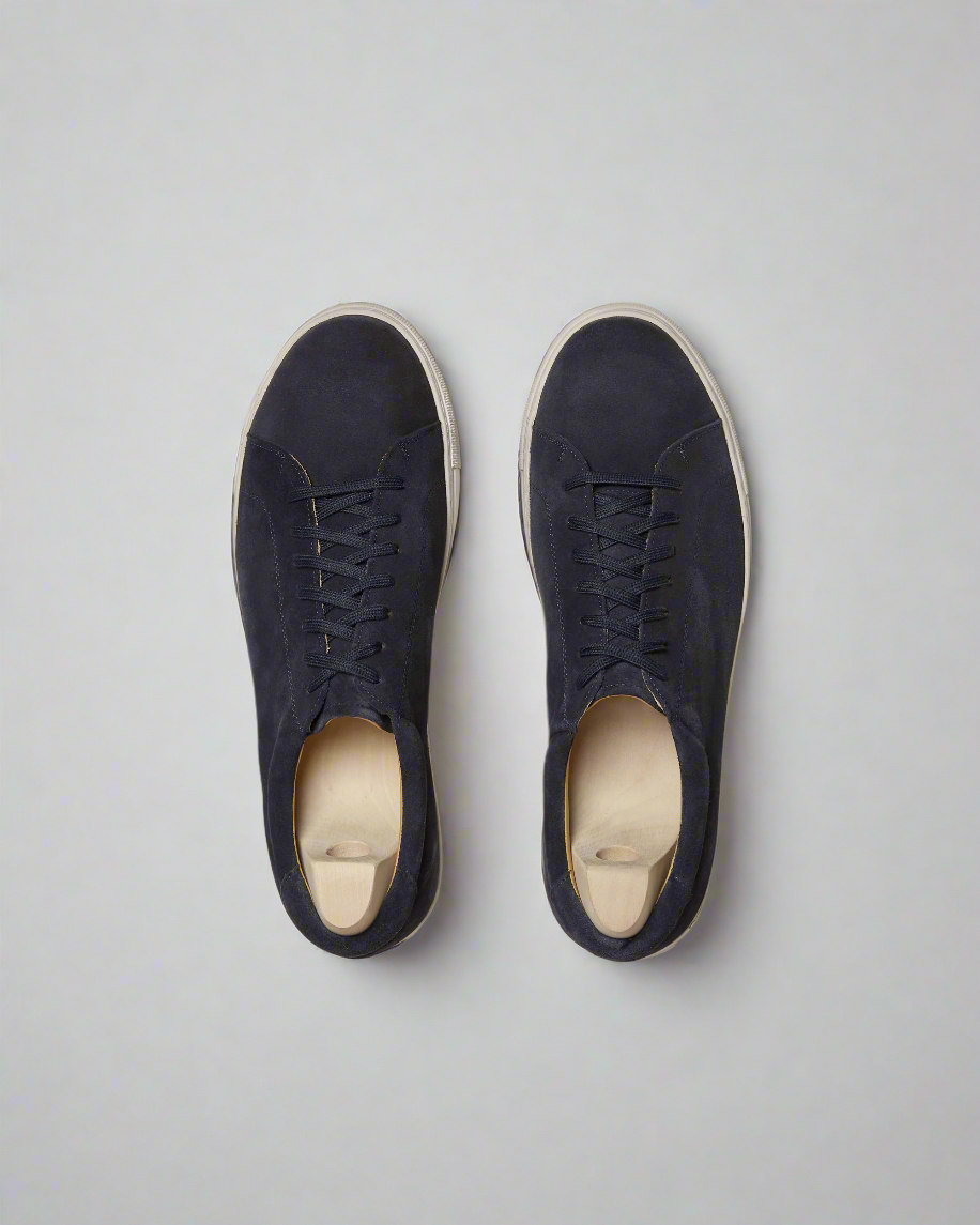 Vellano Oaxen Navy Suede Sneakers