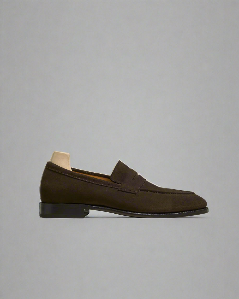 Vellano Smogen Brown Suede Loafer