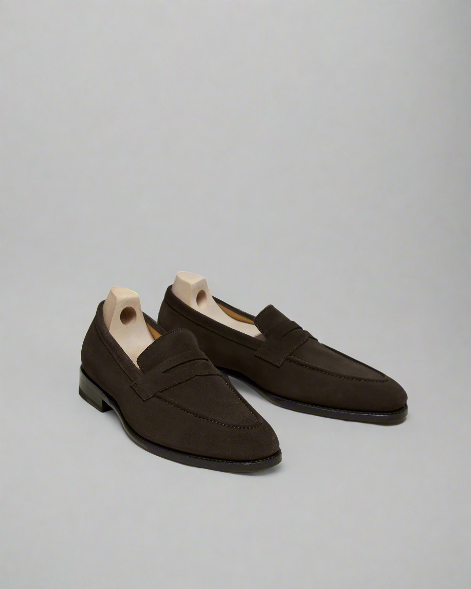 Vellano Smogen Brown Suede Loafer