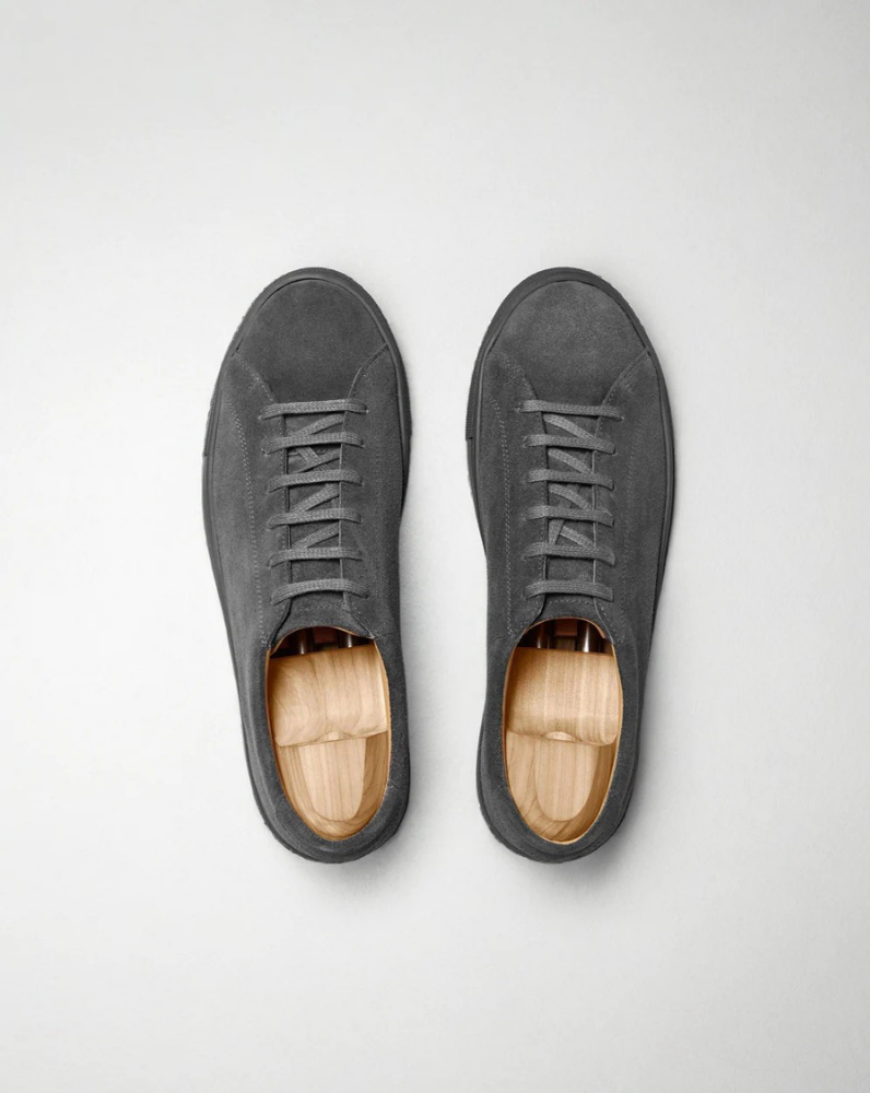 Vellano Dark Grey Suede Sneakers