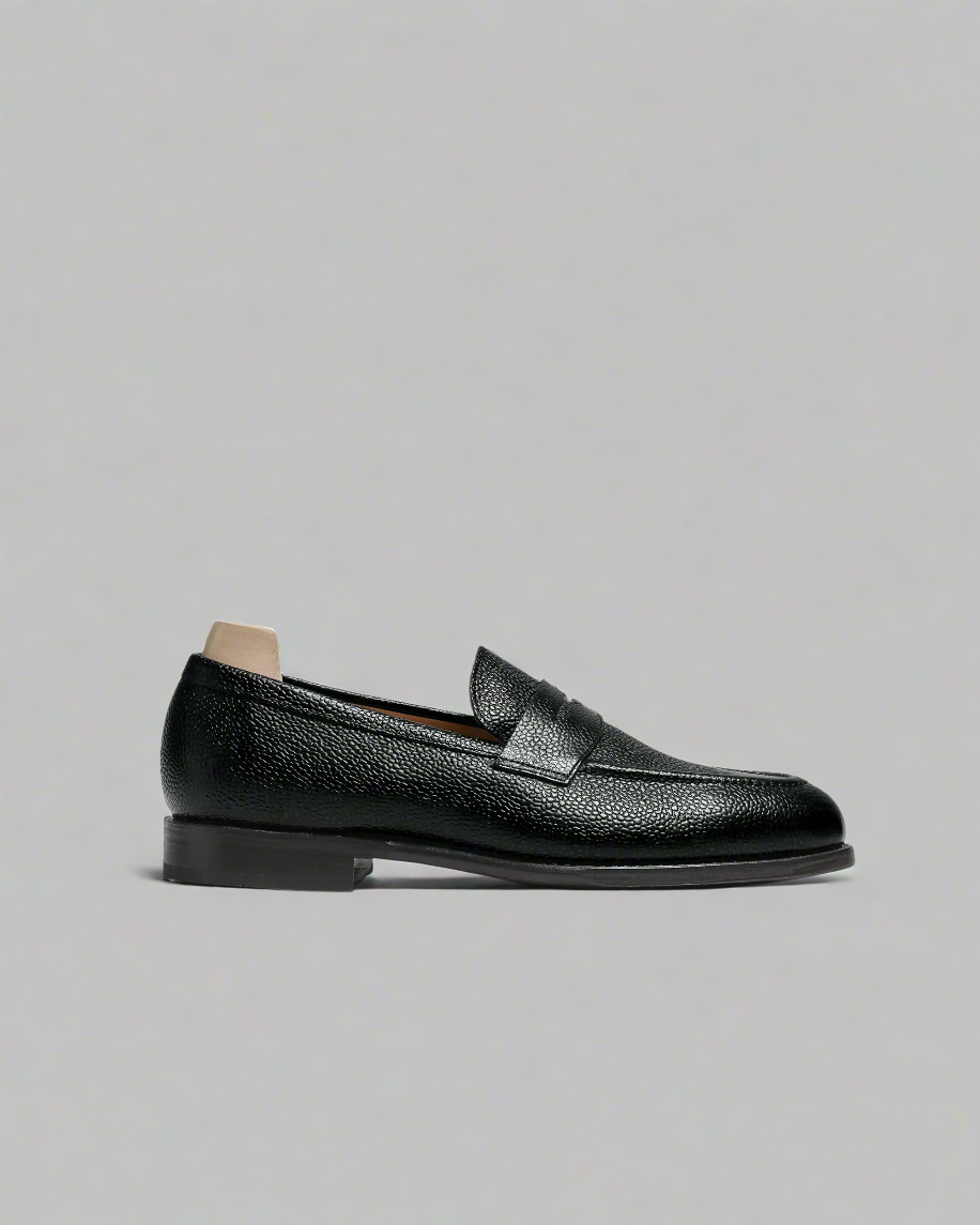Vellano Stenhammar Black Leather Loafer