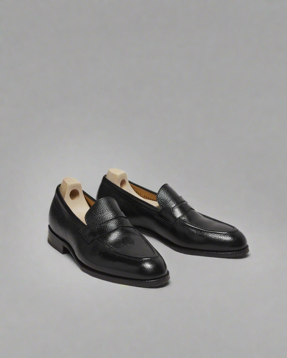 Vellano Stenhammar Black Leather Loafer