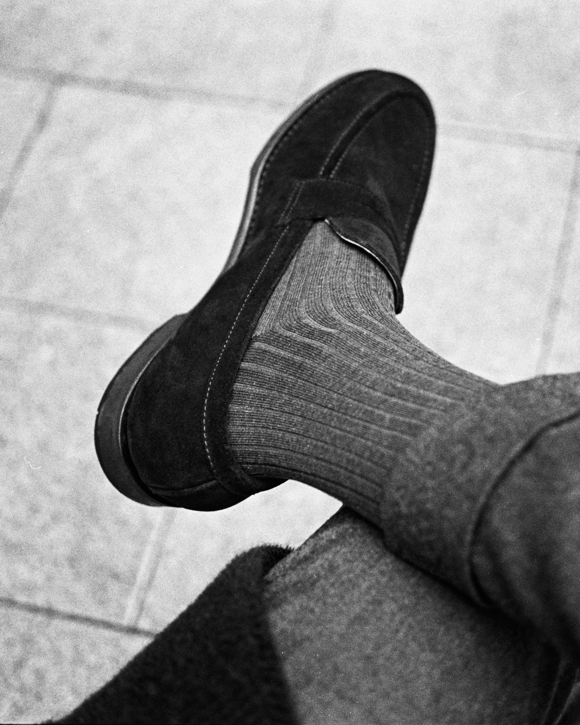 Vellano Stenhammar Black Suede Loafers