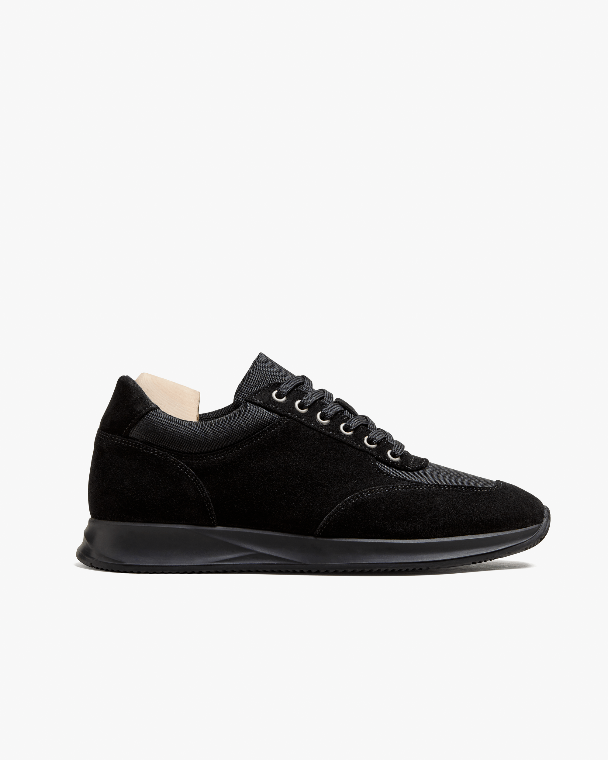 Vellano Stensund Black Suede Casual Sneakers