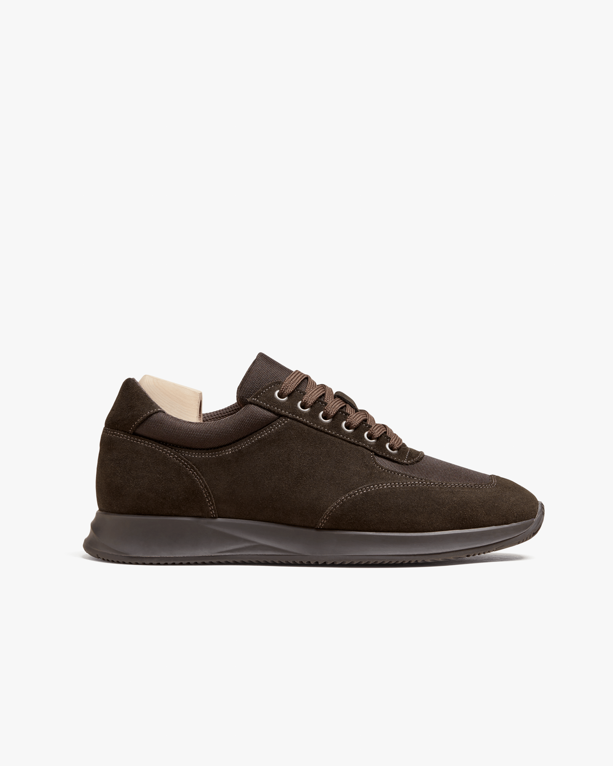 Vellano Stensund Dark Brown Suede Trainer