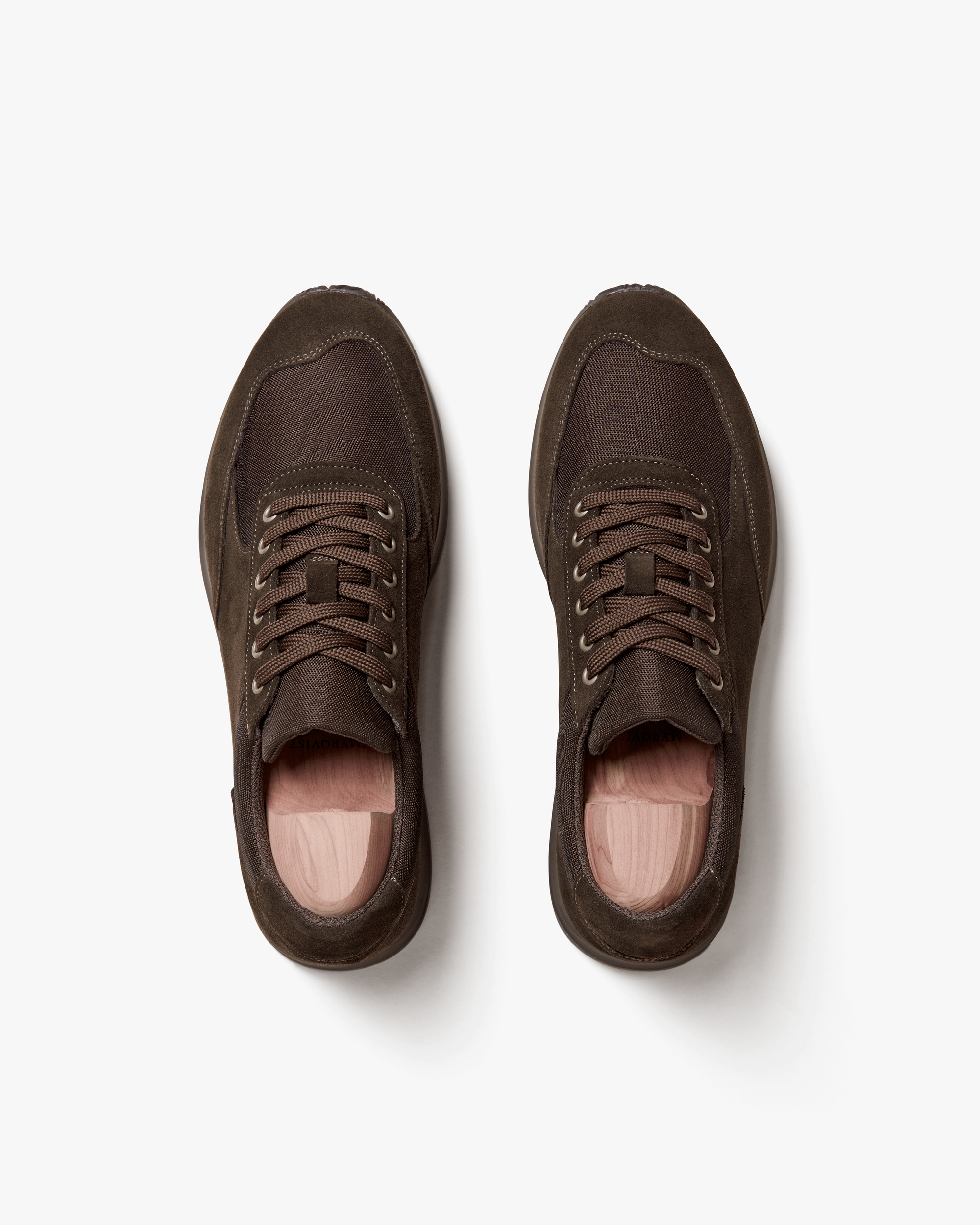 Vellano Stensund Dark Brown Suede Trainer