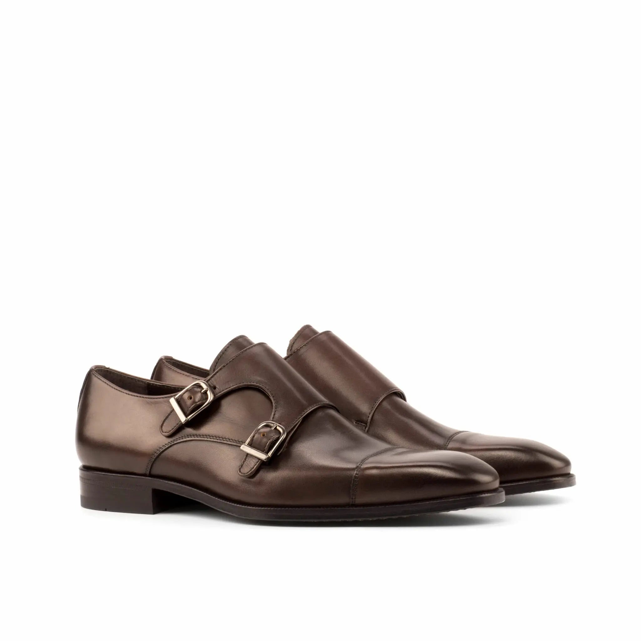 Vellano Derek Curve Toe Double Strap Monk