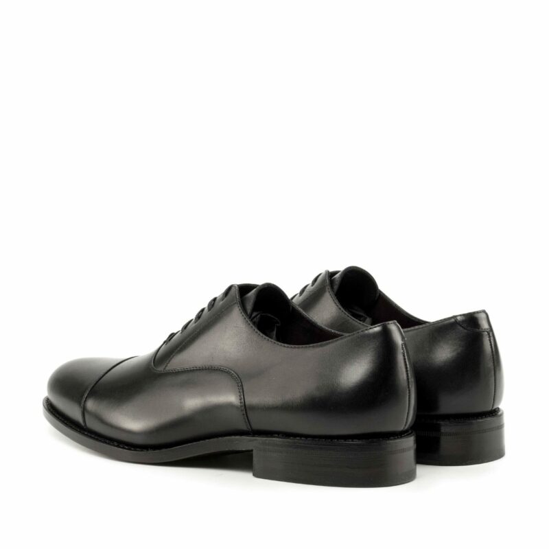 Vellano Full Black Belmont Leather Oxford Shoes
