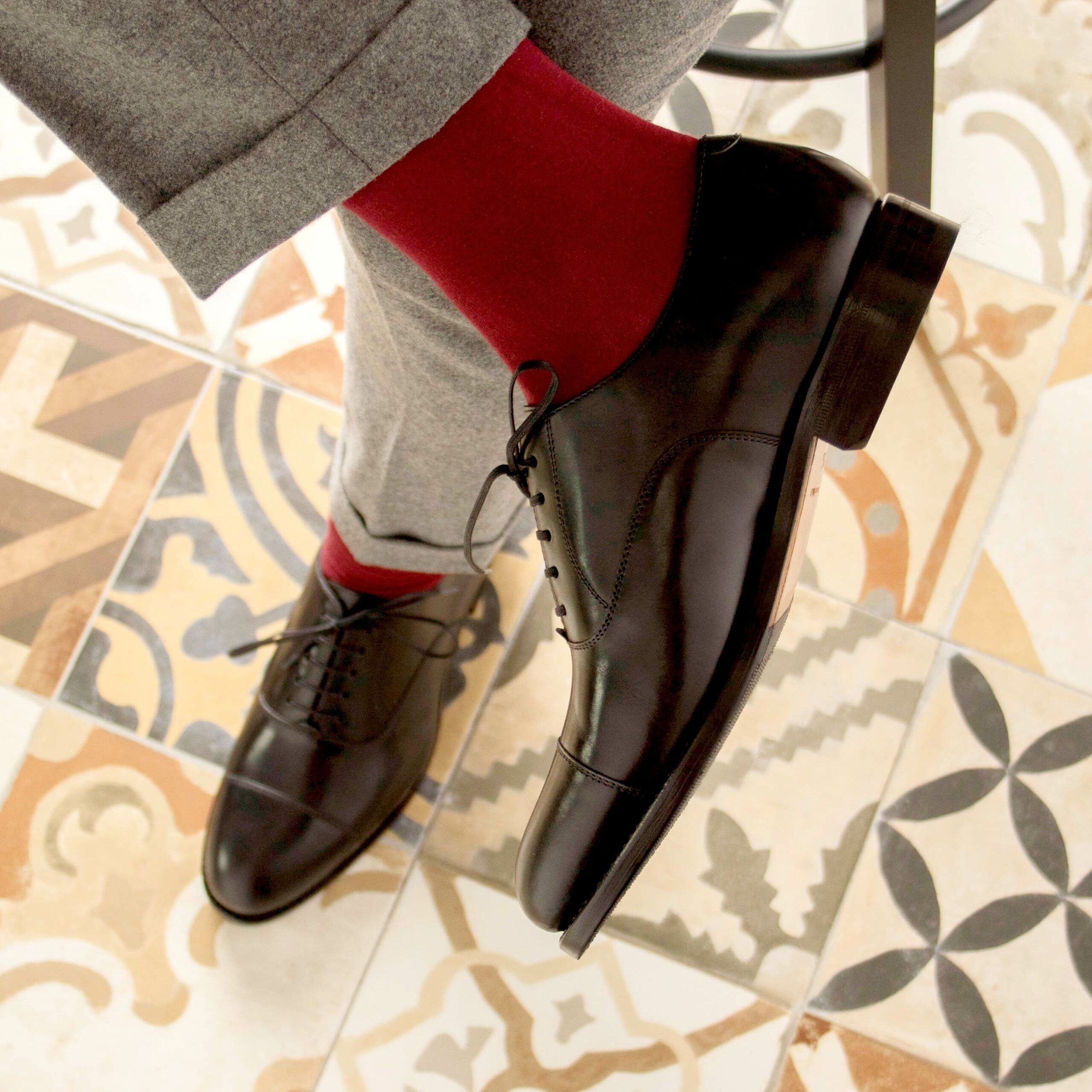 Vellano Mathew Black Oxford Dress Shoes