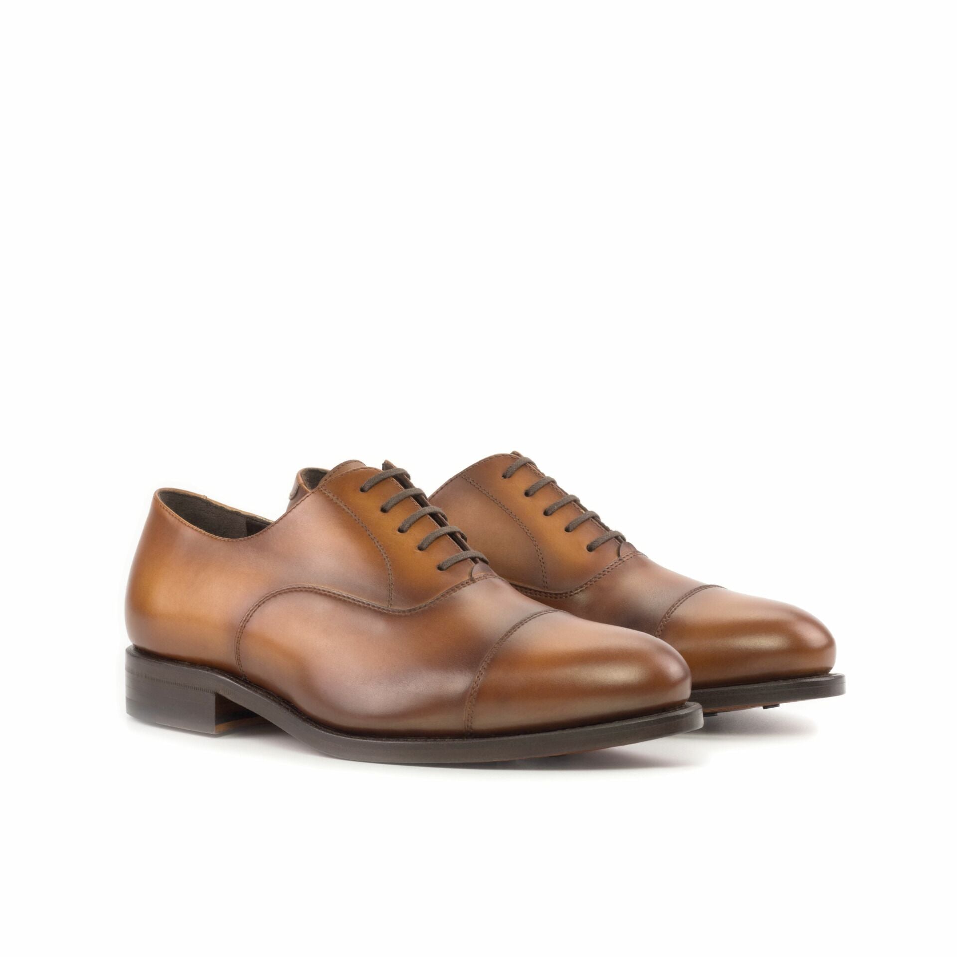 Vellano Kevin Tan Two Tone Oxford Shoes