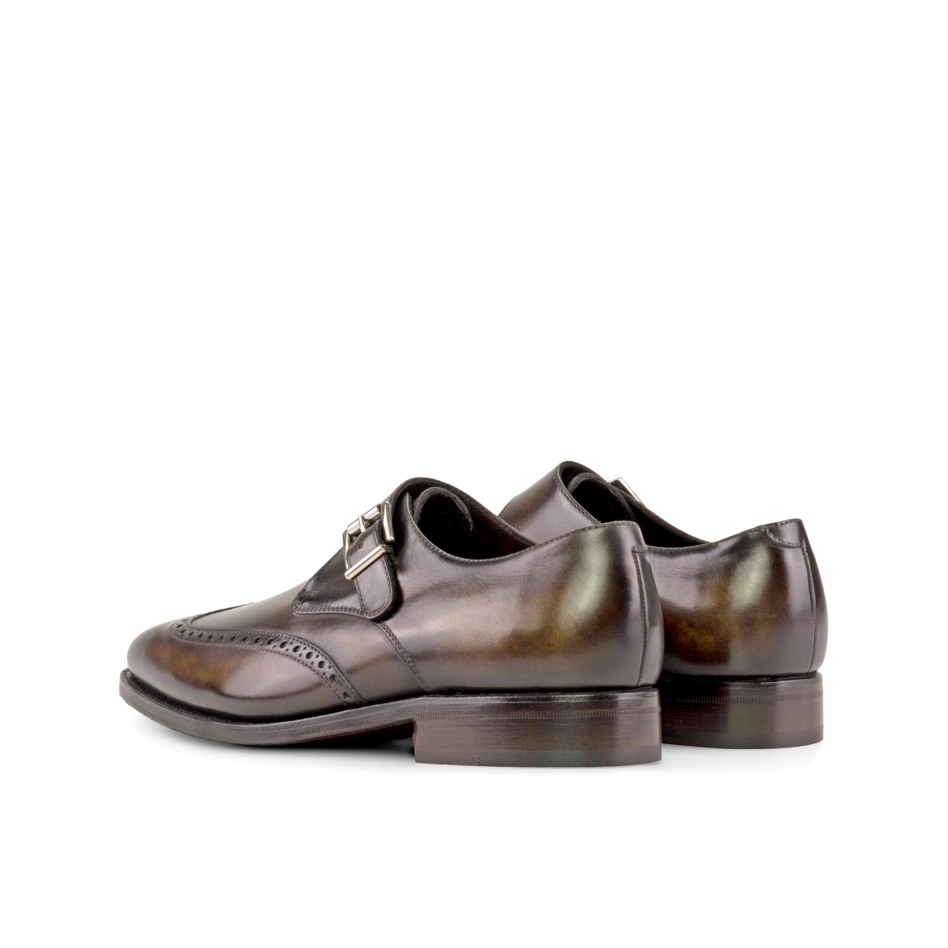 Vellano Jack Brown Texture Brogue Monk