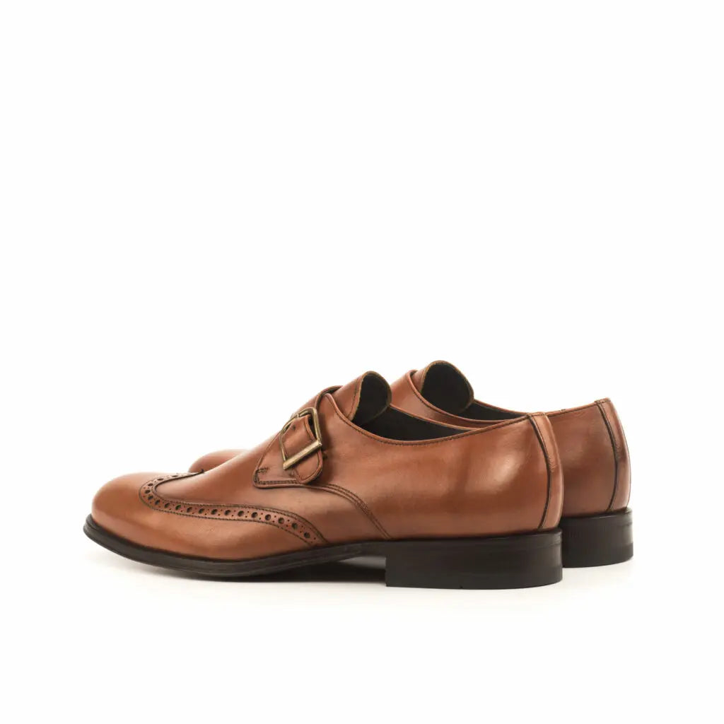 Vellano Charles Full Tan Brogue Monk