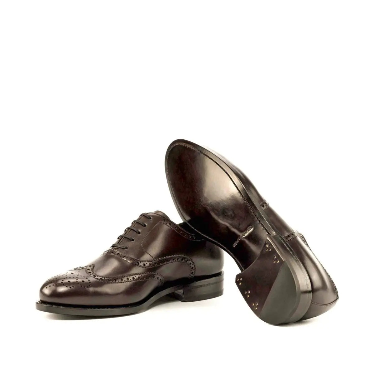 Vellano Brown Wing Tip Brogue Shoe
