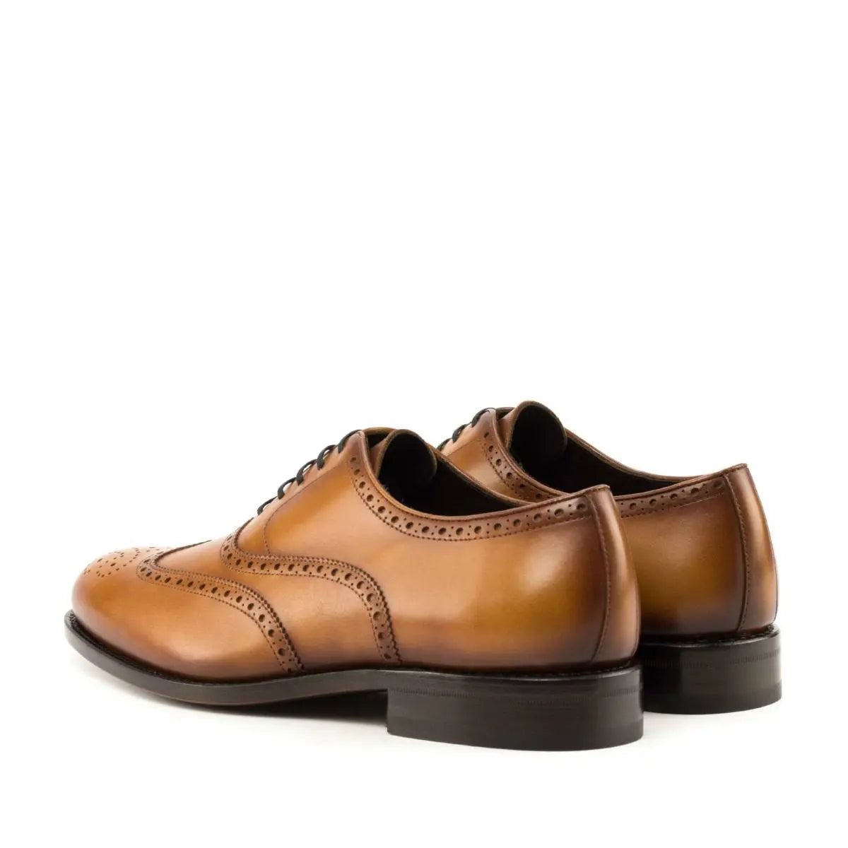 Vellano Tan Wingtip Brogue Dress Shoe