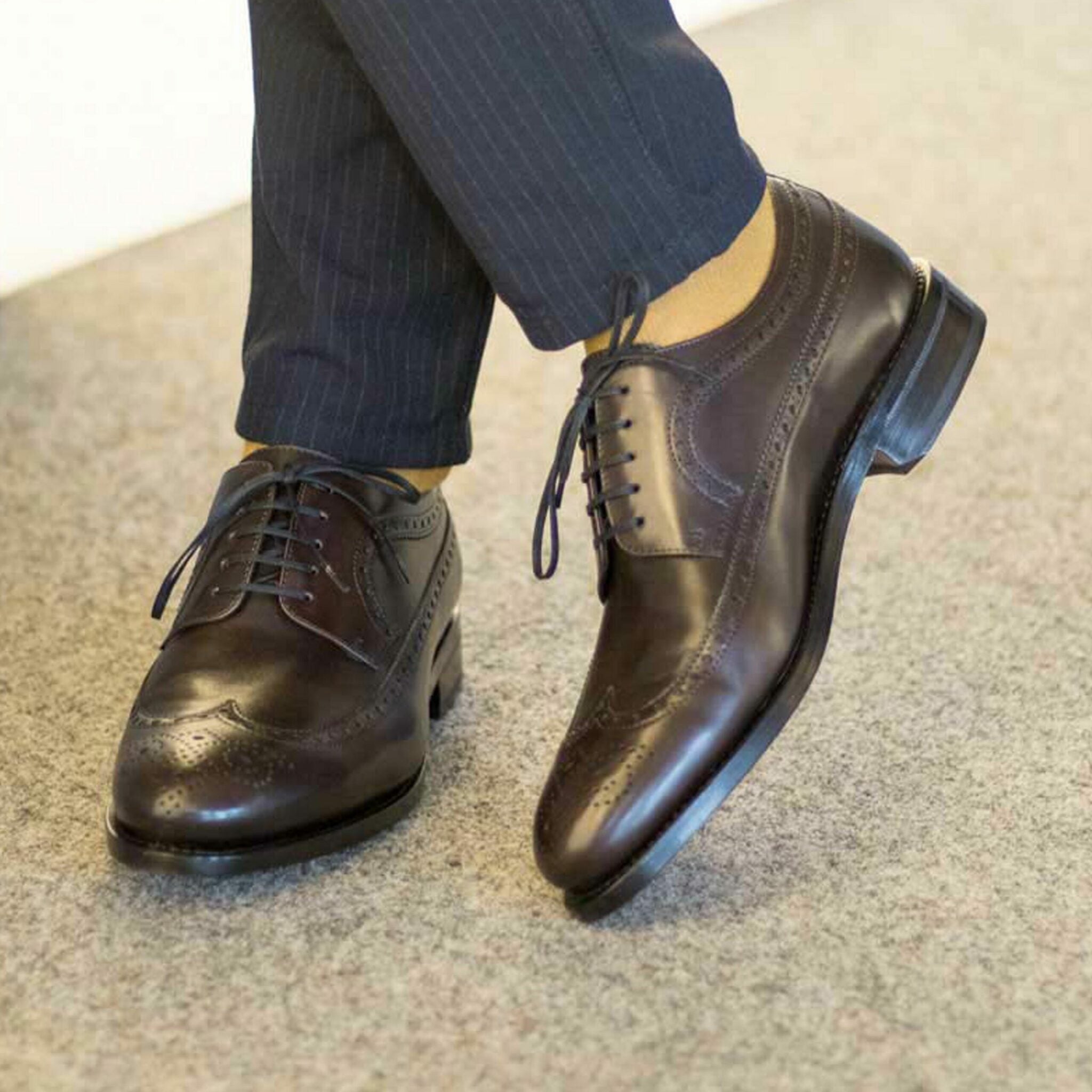 Vellano Brown Longwing Blucher Brogue