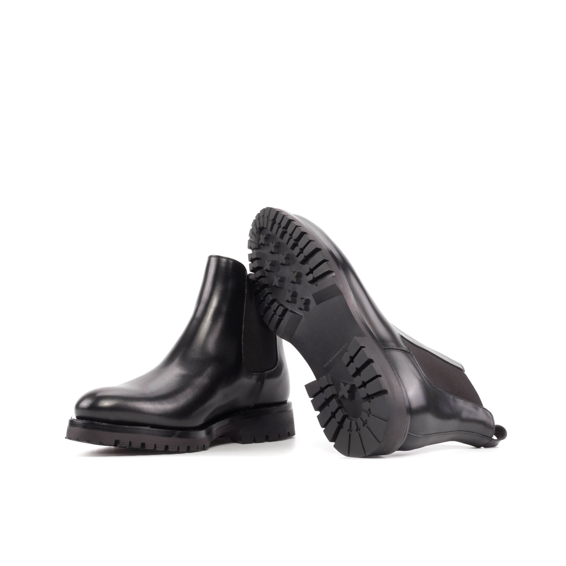 Vellano Mark Black Crust Thick EVA Chelsea Boot