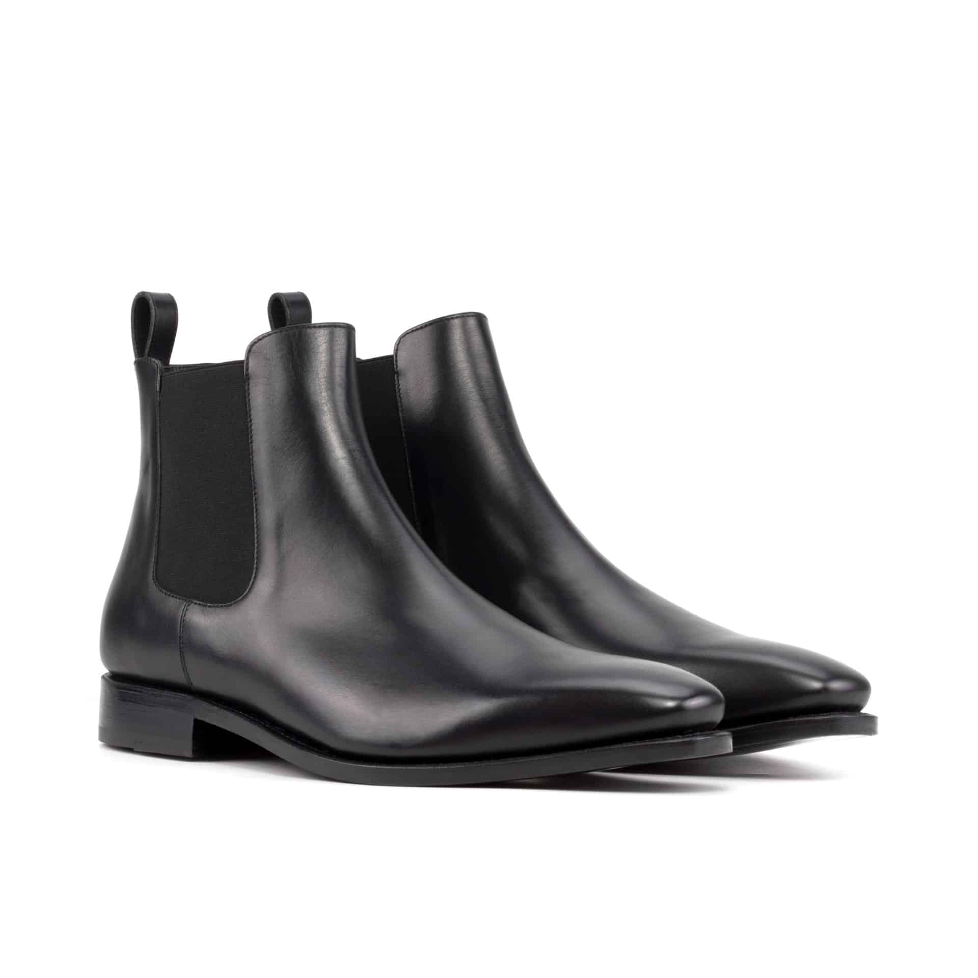 Vellano Adam Black Crust Premium Chelsea Boot