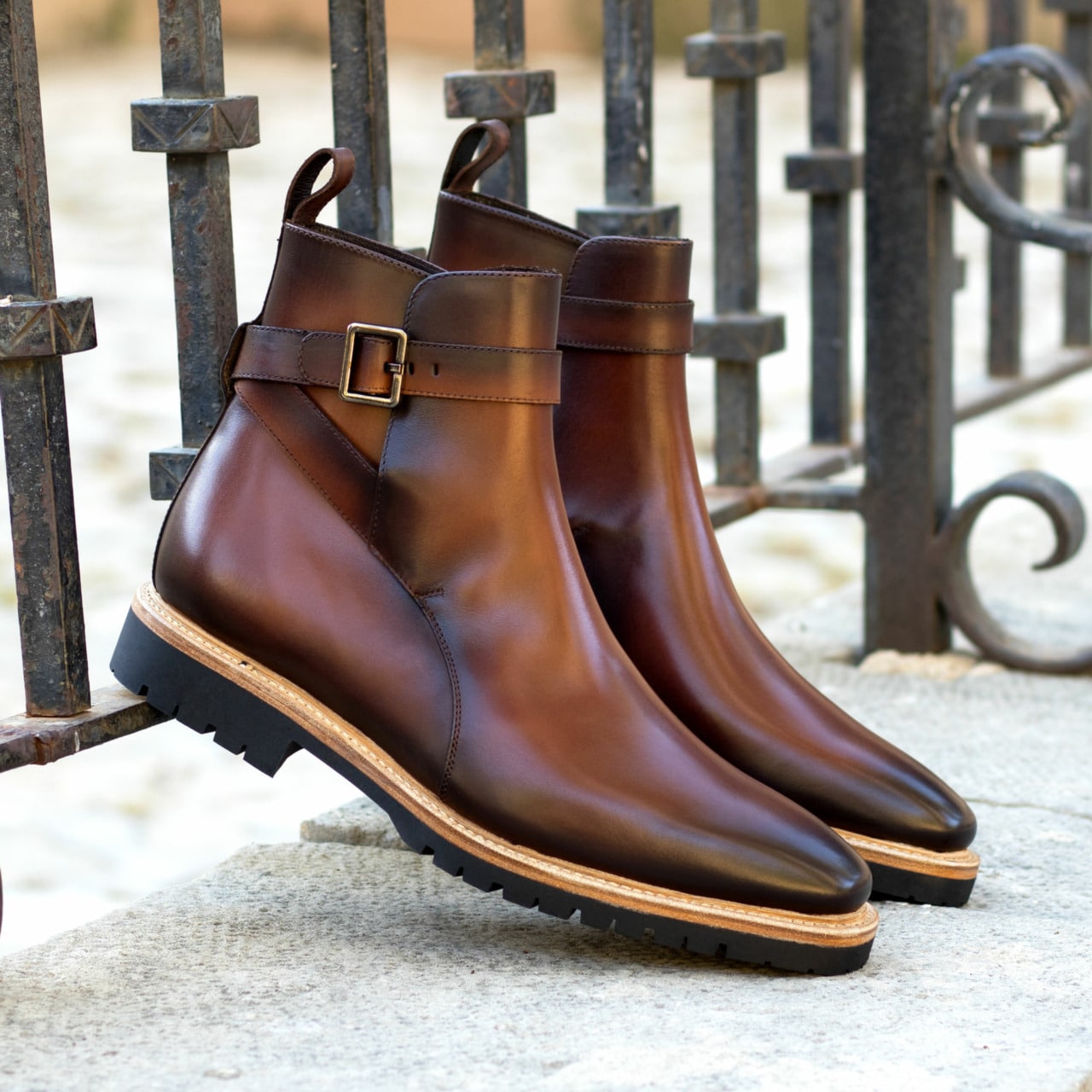 Vellano Royal Cognac Jodhpuri Boot