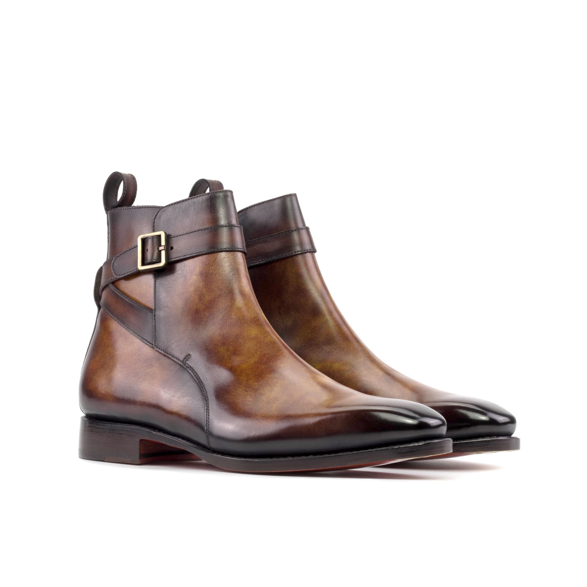 Vellano Earth Brown Jodhpuri Boot