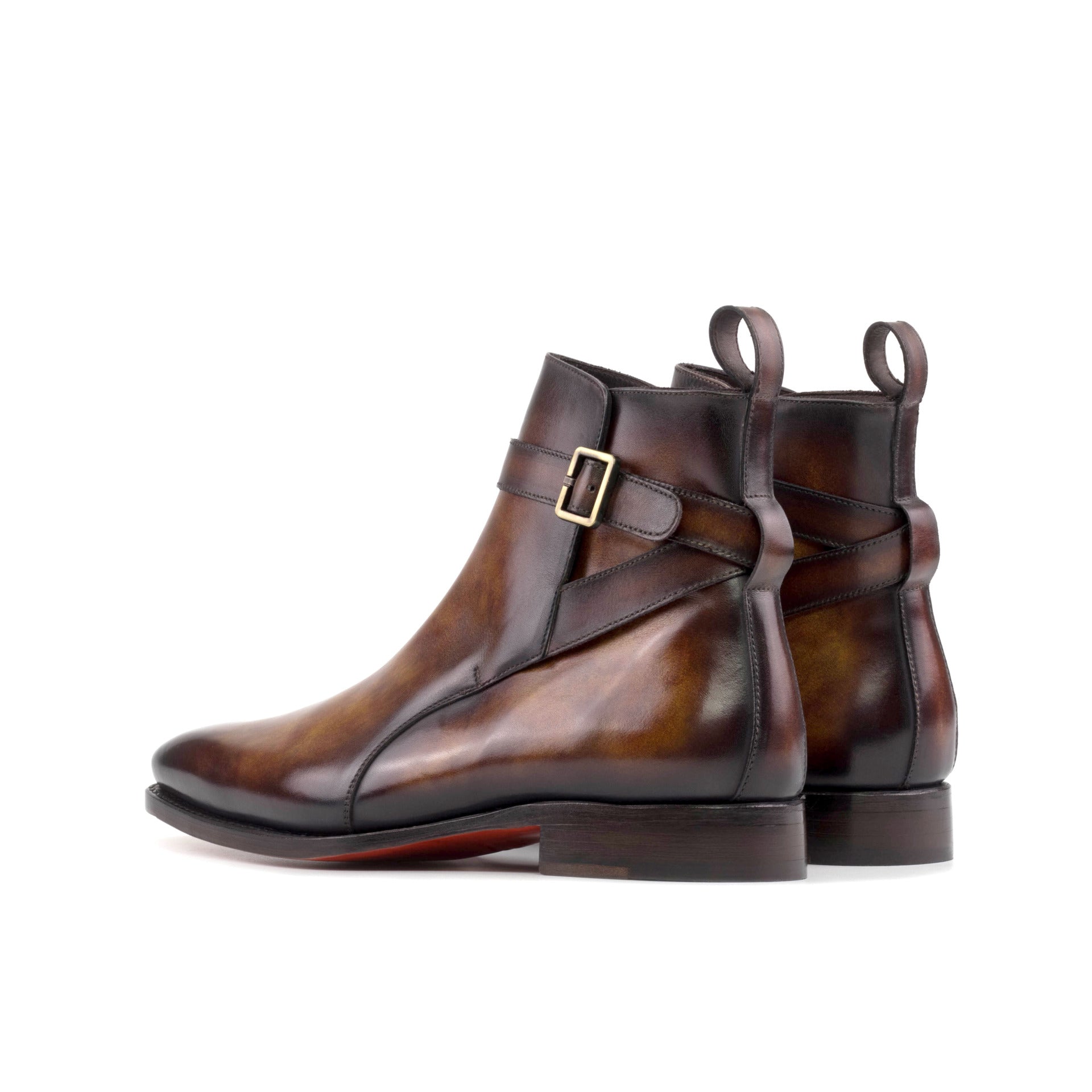 Vellano Earth Brown Jodhpuri Boot