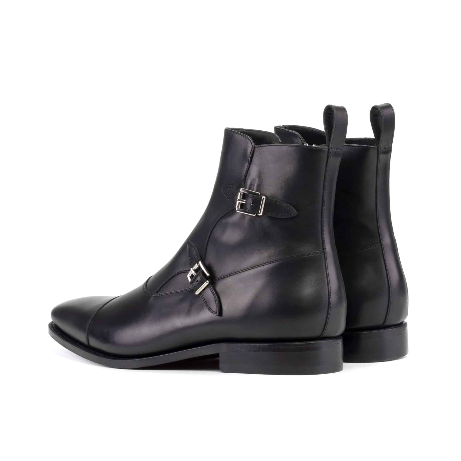 Vellano Black Octavian Buckle Boot