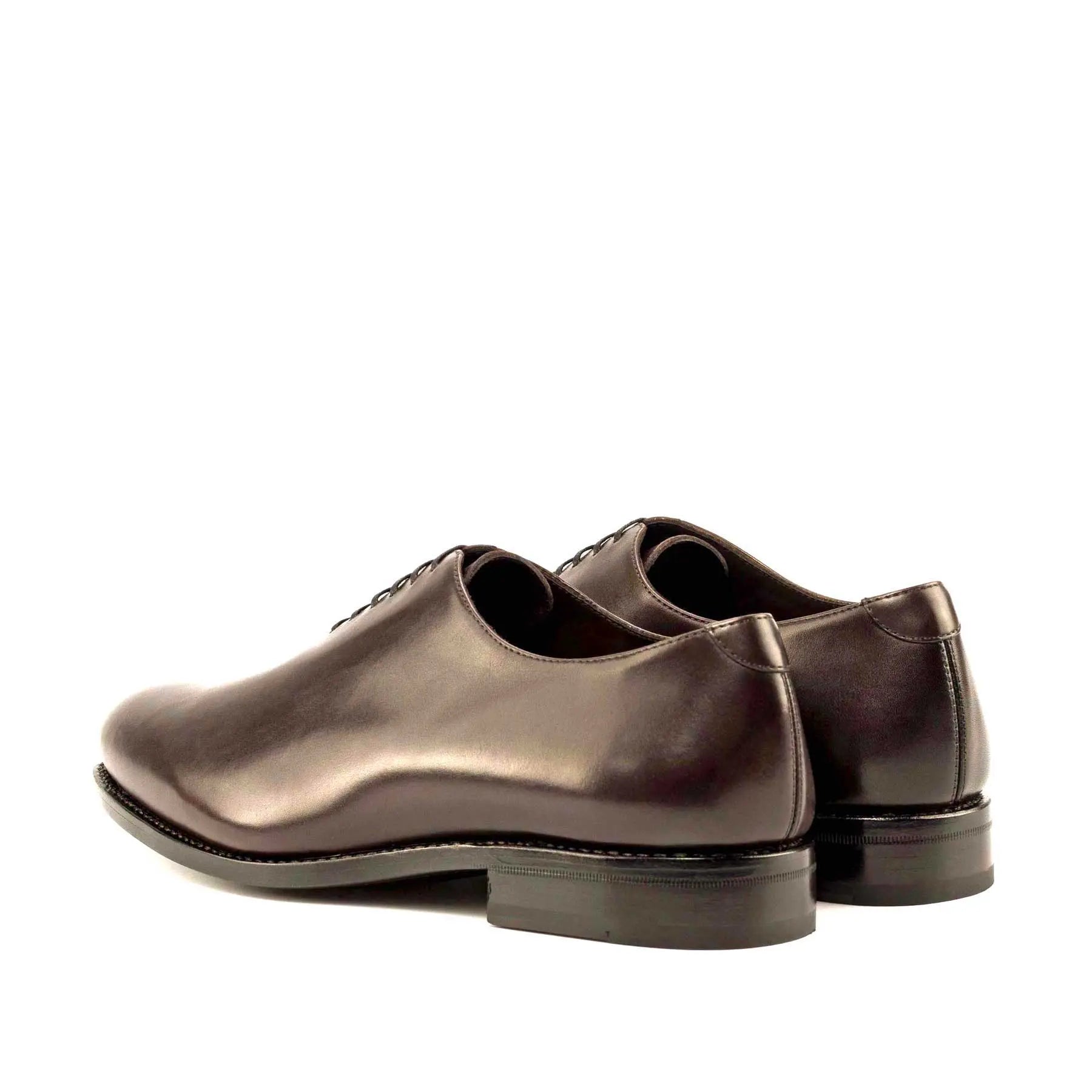 Vellano Brown Box Leather Wholecut Derby Shoe
